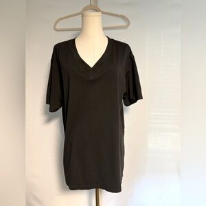 Black v neck, loose fit, NWT, size S